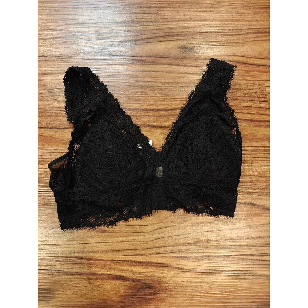 aerie Black Lace Bralette Small